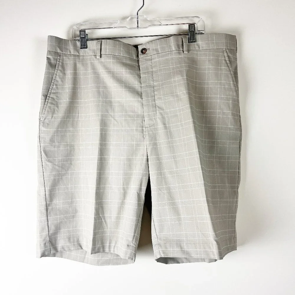 2/$30 Greg Norman Plaid Bermuda Shorts 40
